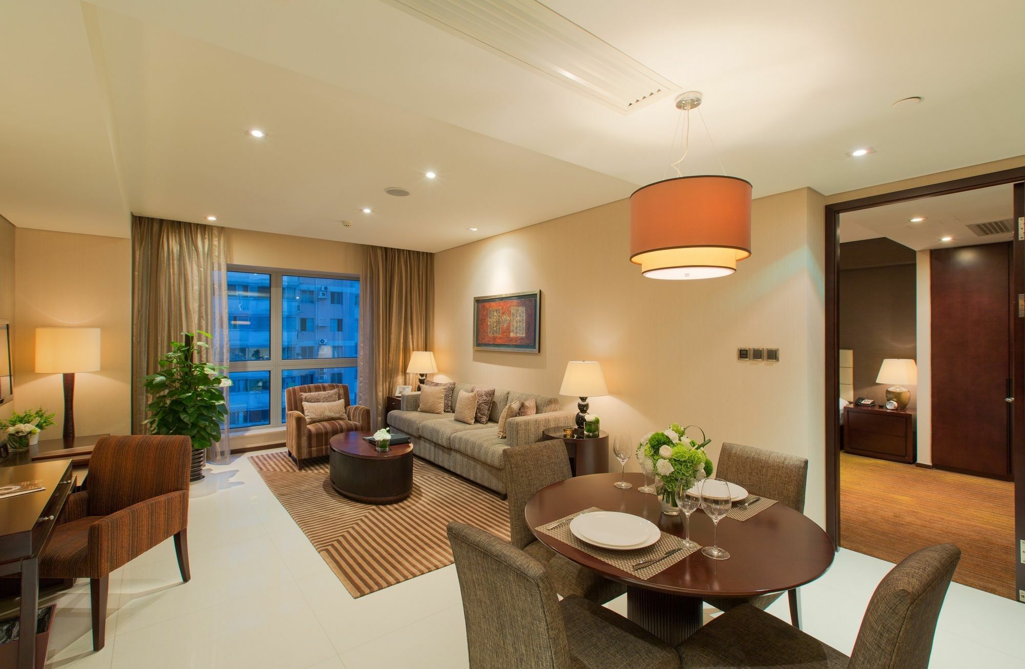 Oakwood Residence Funder Chengdu Exteriör bild